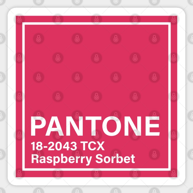 pantone 18-2043 TCX Raspberry Sorbet Sticker by princessmi-com